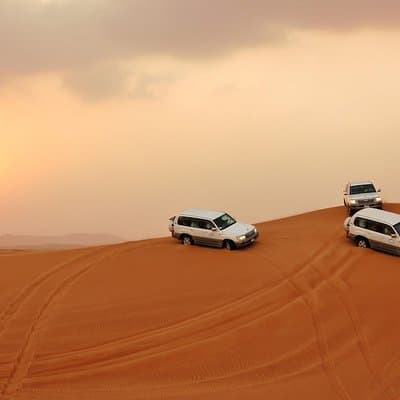 PRIVATE Red Dune Desert Safari, BBQ Dinner, Camel Ride & Falcon Photo