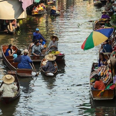 Private Excursion to Maeklong​ Railway and​ Floating Markets