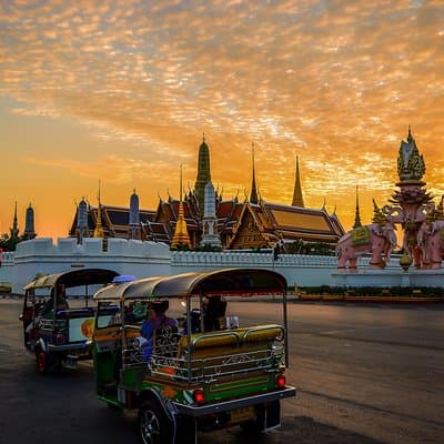 Private Bangkok Tuk Tuk Sunset Long-tail Night Lights