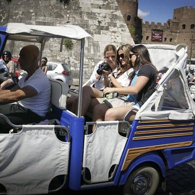 Rome by Ape Calessino Auto Rickshaw 3
