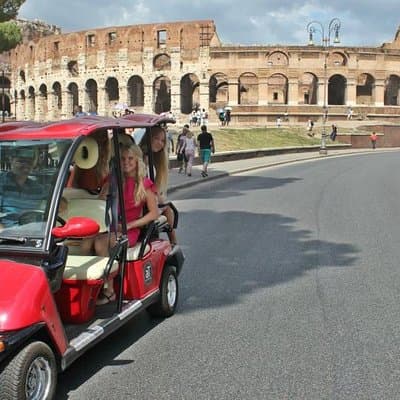 Full day private guided tour of Rome by golf-cart & Colosseum and Roman Forum 3