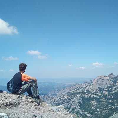Hiking In Montserrat,near Barcelona 2
