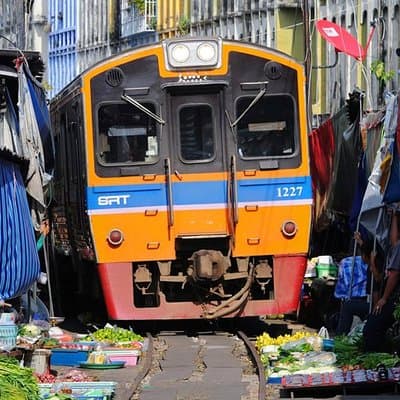 Floating Market Damnoen Saduak and Meklong Railway Market: Half Day Tour 3
