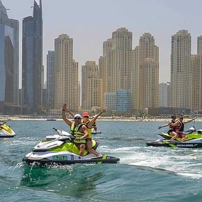 Go on a Jet Ski Safari Adventure to Burj al Arab, Palm Jumeirah and Dubai Marina 4