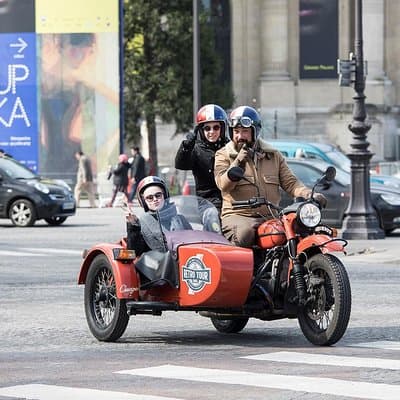 Paris Vintage Private & Bespoke Tour on a Sidecar Motorcycle 5