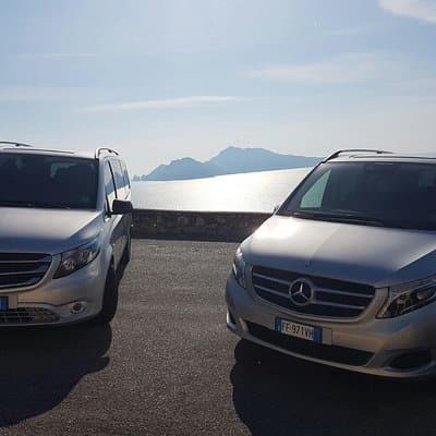 Private transfer from Rome to Positano or Sorrento plus 2 hrs stop in Pompeii