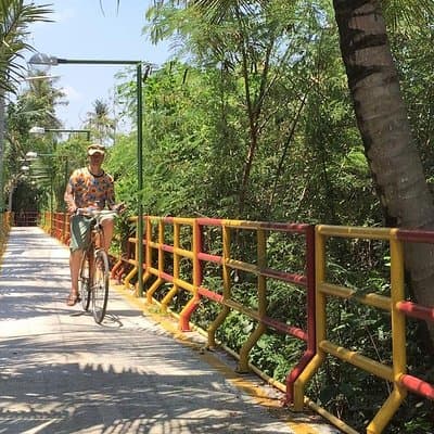 Family Bicycle Tour in the Green Oasis of Bangkok on Bamboo bikes 4