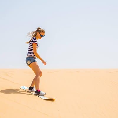 Dubai Morning Safari Tour, Camel, Falcon & Sand Boarding 2