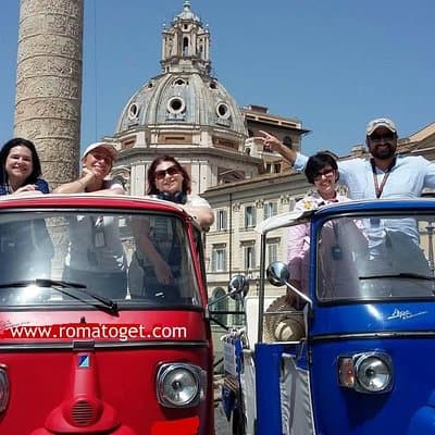 Discover the famous seven hills of Rome with the calessino bee 3