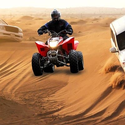 Morning Desert Safari With Quad Biking, Camel Riding and Dune Bashing 2