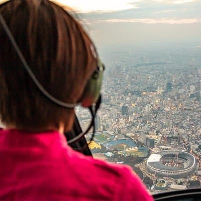 Tokyo Private Helicopter Tour– Asakusa, Skytree, Shibuya(30-Min)