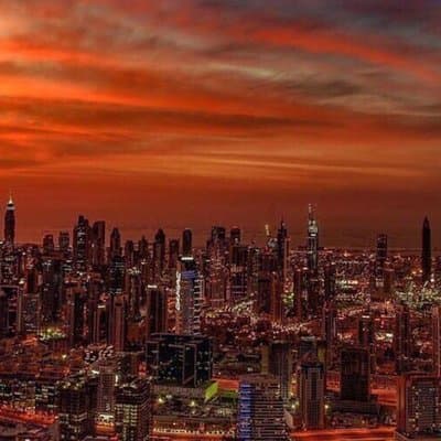 Dubai by Night: Private City Tour with Dubai Fountain Show 2