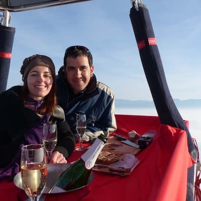 Private Pre-pyrenees VIP Hot-air Balloon tour (pick-up Barcelona)