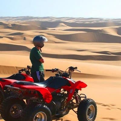 Morning Desert Safari With Quad Biking, Camel Riding and Dune Bashing
