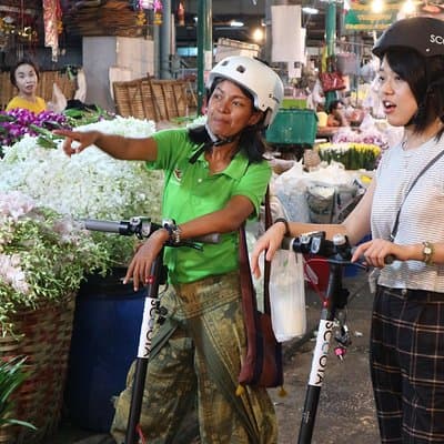 Bangkok at Night by Electric Scooter 2