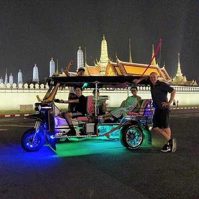Private Bangkok Tuk Tuk Sunset Long-tail Night Lights 3