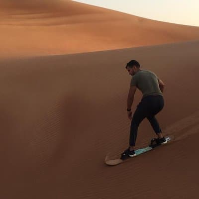 Dubai Morning Desert Safari with Sandboarding & Camel Ride 3