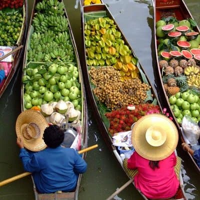Bangkok Damnoen Saduak Floating Market and Erawan Waterfall (minimum 2 pax) 5