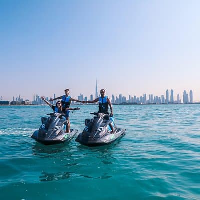 Jet Ski Ride Dubai: Burj Khalifa & Burj Al Arab with Fresh Juice 2