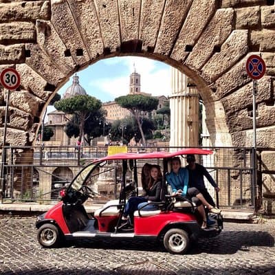 Full day private guided tour of Rome by golf-cart & Colosseum and Roman Forum 4