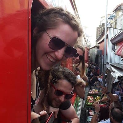 Maeklong Railway Market and Floating Market 2