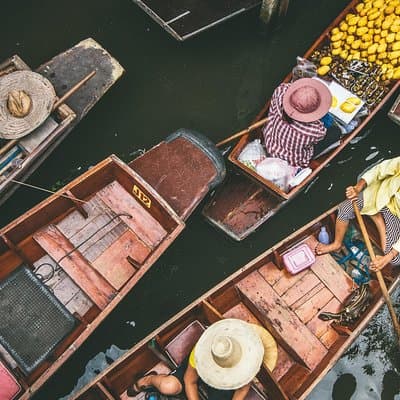 Bangkok Damnoen Saduak Floating Market and Erawan Waterfall (minimum 2 pax) 2
