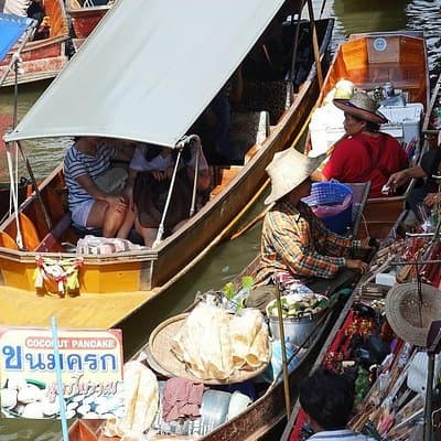 Bangkok Damnoen Saduak Floating Market and Erawan Waterfall (minimum 2 pax) 3