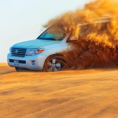 Evening Red Dunes Desert Safari Private Only Dune Bashing