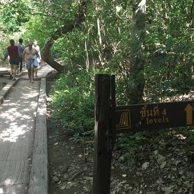 Erawan Waterfall and River Kwai Bridge Day Tour from Bangkok