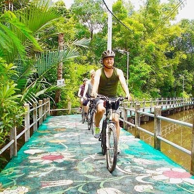 Bangkok Bang Krachao Island Countryside Bicycle Tour with Lunch