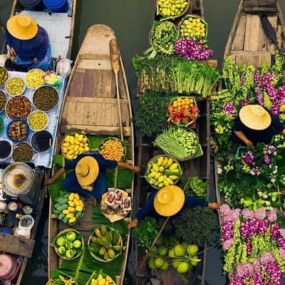 The Best of Damnoen Saduak (Floating) & Maeklong (Railway) Market 4