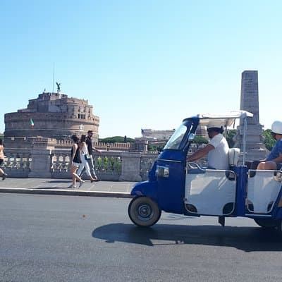 Rome by Ape Calessino Auto Rickshaw 4