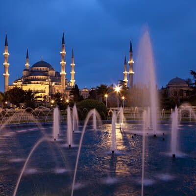 By Night: Hagia Sophia and Blue Mosque 2