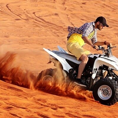 Morning Desert Safari with Quad Bike & Camel Ride & Sandboarding 2