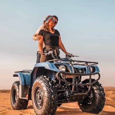 1-Hour Quad Biking Tour with Transfer from Dubai