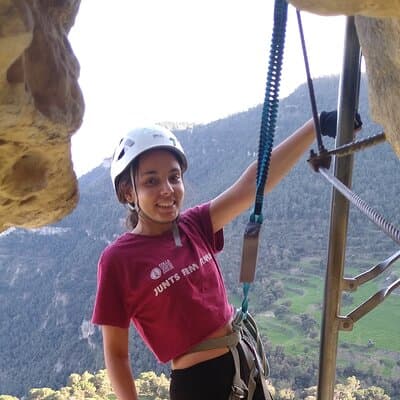 Climbing Adventure in Via ferrata of Centelles 5