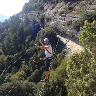 Climbing Adventure in Via ferrata of Centelles 4