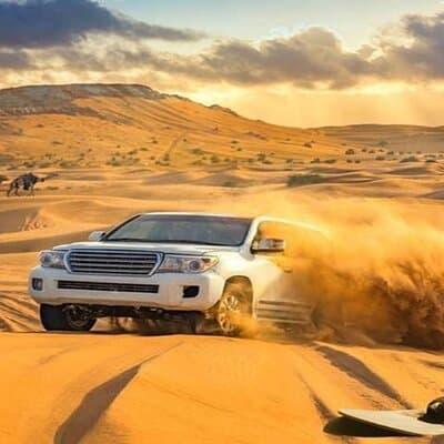Dubai Desert Safari with Dune Bashing, Camel rides & BBQ Dinner 2