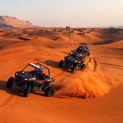 Polaris 1000 CC/2 Seater Dune Buggy Ride in Open Desert 5