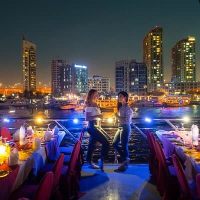 2-Days Dubai Combo City Tour with Dhow Cruise Dinner and Desert Safari