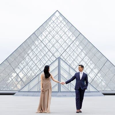 Private Photoshoot at the Louvre area in Paris 2