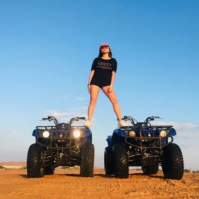 Dubai Morning Desert Safari with Sandboarding & Camel Ride