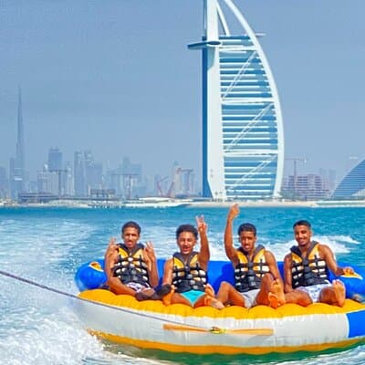 Private 60-min Group Tubing on Speedboat in Dubai