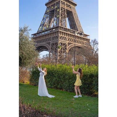 Paris Eiffel Tower Vows Renewal Ceremony - Photoshoot and Video 5