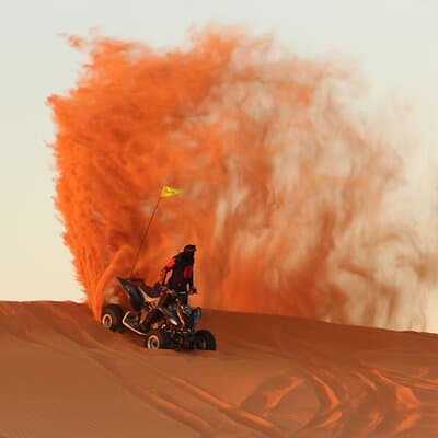 Red Dunes Quad Bike Safari, Sand surf, Camels and BBQ
