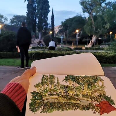 Workshop to learn Drawing and Watercolor in charming places 3