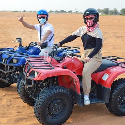 Evening Desert Safari with Quad Bike, BBQ Dinner and Camel Ride 3