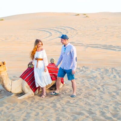 Evening Desert Safari with Quad Bike, BBQ Dinner and Camel Ride 4