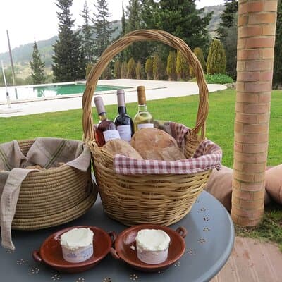 Small Group Wine, Bread & Cheese Experience with Farmhouse Lunch