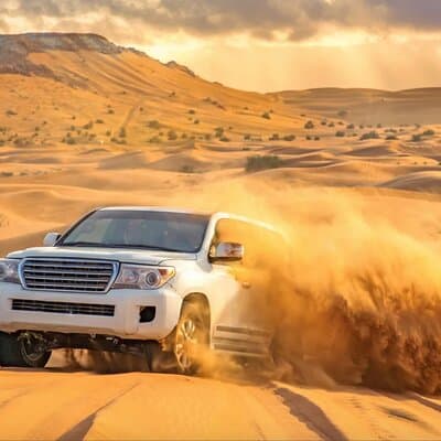 Dubai Desert Safari with Dinner, Dune Bashing and Camel Riding